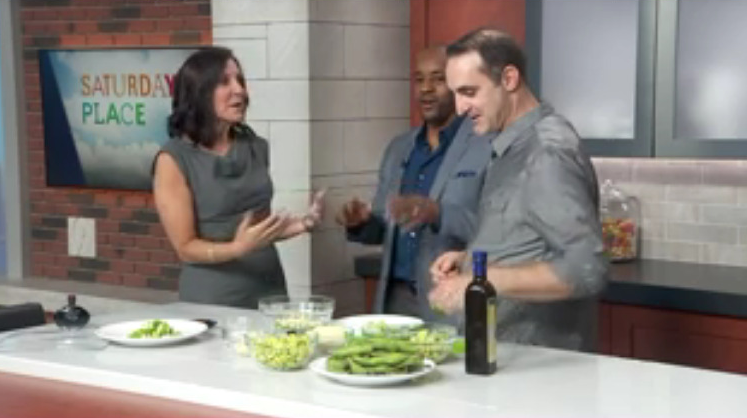 Midday Fix: Rashied Davis and Chef Tony Priolo make a spring fava bean salad and share details on Chef Bowl 2018